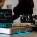Moku Lock-in Amplifier in an optics lab