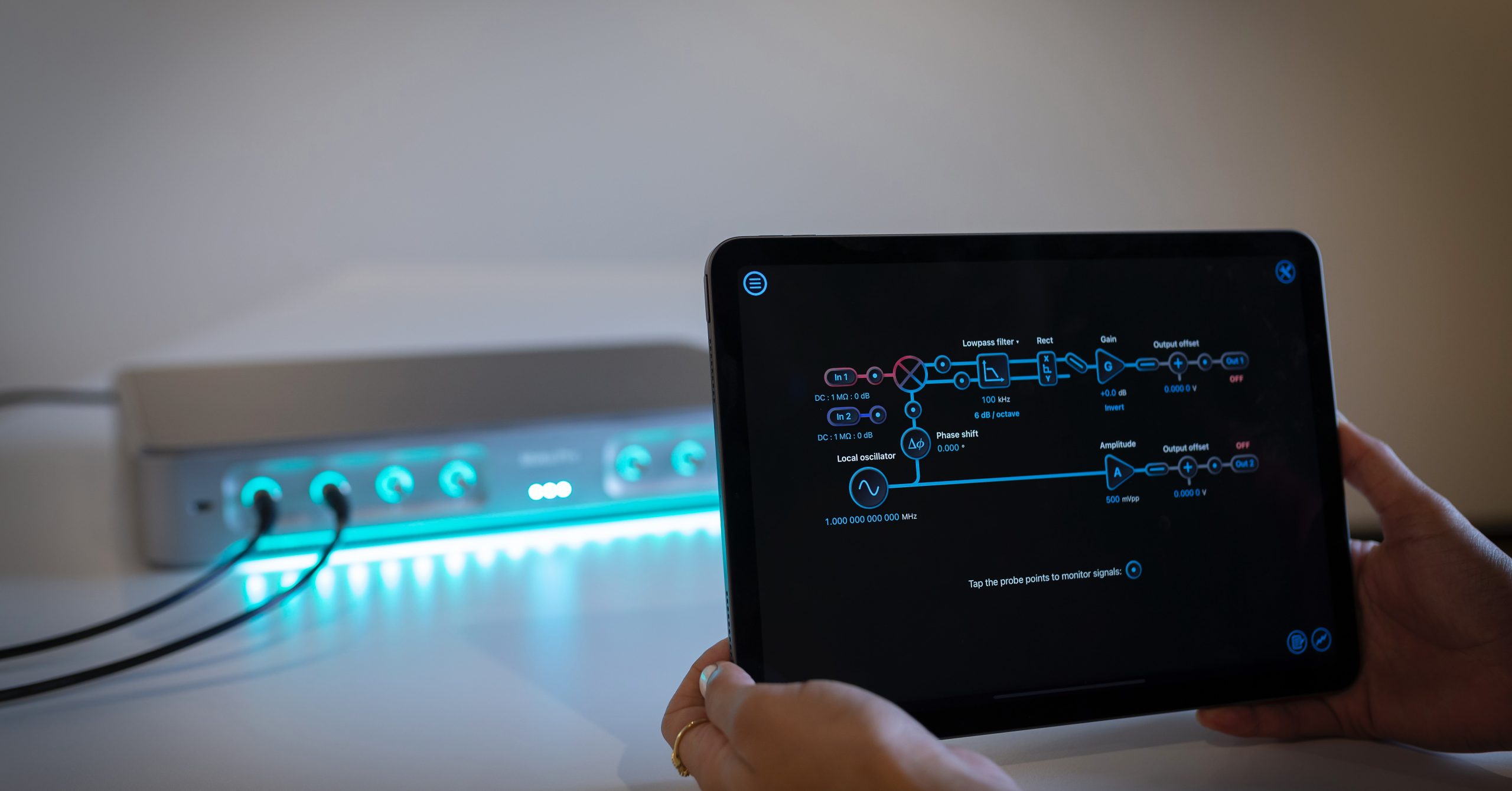 Moku iPad app and Moku:Pro setup